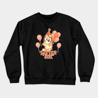 Bluey and Bingo sister girl Crewneck Sweatshirt